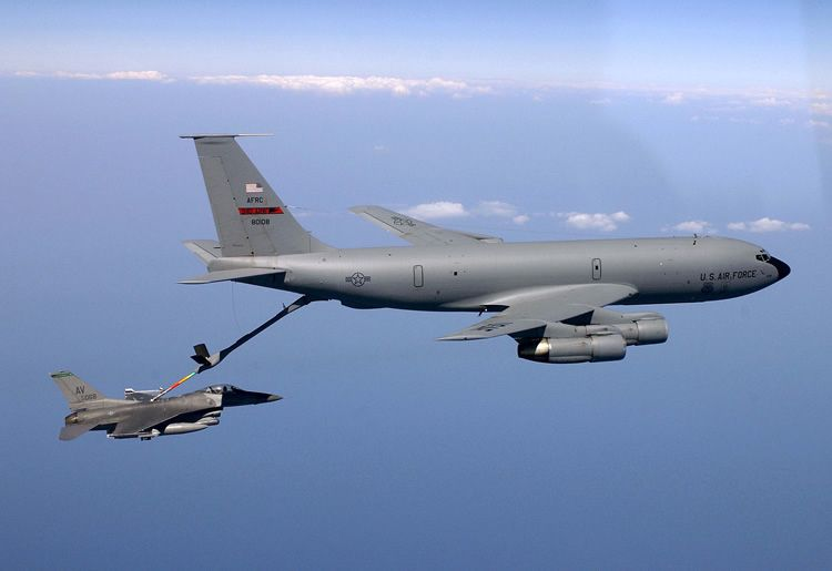 MarioNawfal's tweet photo. 🇺🇸🇮🇷 The U.S. just stacked nine tankers over Hormuz

Six KC-135 Stratotankers and three KC-46A Pegasus, all running refueling loops around the Strait.

These planes don't drop anything, they keep fighters fueled and airborne, and you don't crowd this many of them over one narrow waterway unless you expect jets to be up there for a long stretch.

It's one of the heaviest tanker buildups the region has seen lately.

Fuel is the quiet part of a loud plan, and right now there's a lot of it circling Iran's doorstep.

Source: @sentdefender / Writer: Daniyal