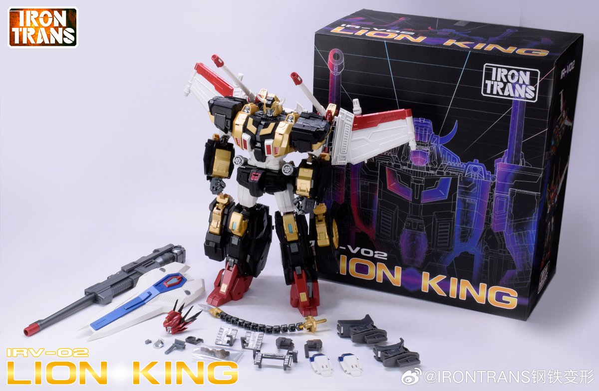 TFormers's tweet photo. IronTrans IR-V02 Lion King (MP Victory Leo) Full Color Images & Details: Following their IR-V02 Lion King figure reveal, Iron Trans updates with color images and more details unofficial… https://t.co/OXSbOxsMPp - Read More #IronTrans #LionKing #VictoryLeo #MPScale #Collectibles https://t.co/OtEISldp1W