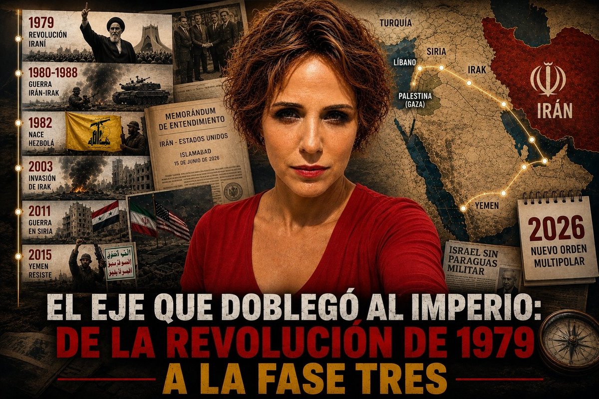 ana_m_delatorre's tweet photo. 🔴 Este jueves a las 19:30 (hora España) os espero en #LaTrincheraDeAna.

🔴 Sin invitados. Sólo vosotros y yo. 

🔴 Haremos un recorrido histórico por Irán y descubriremos cómo un país asediado, bloqueado y sancionado durante 40 años se convirtió en el país que venció al imperio.

🔴 Desde la revolución contra el Sha hasta sus alianzas con el resto de países del Eje de la Resistencia, pasando por cómo cada uno de los intentos de Occidente por acabar con ellos a través una agonía brutal les hicieron más fuertes.

PORQUE SIN ENTENDER EL PASADO, NI LA HISTORIA, NO SE PUEDE ENTENDER EL PRESENTE NI ANALIZAR EL FUTURO.

Os espero aquí ⬇️⬇️

https://t.co/F7m8uucYKz