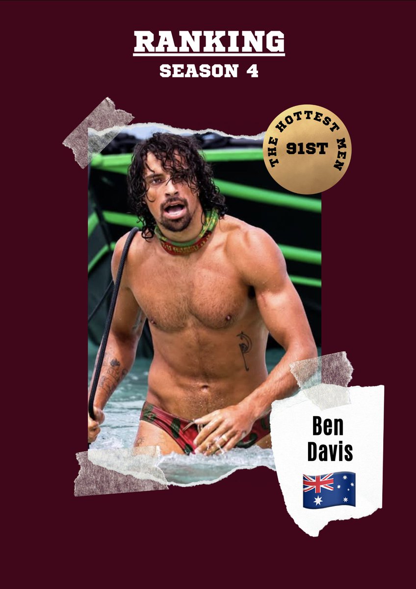 TheHottestRank's tweet photo. Season 4 Ranking

91st: Ben Davis

#Australia / 29 / Reality Star / Instagram: ben_davis1

#BenDavis
(📸 Credit to the rightful owner. Dm for credit/removal) https://t.co/PETFJqkRVE
