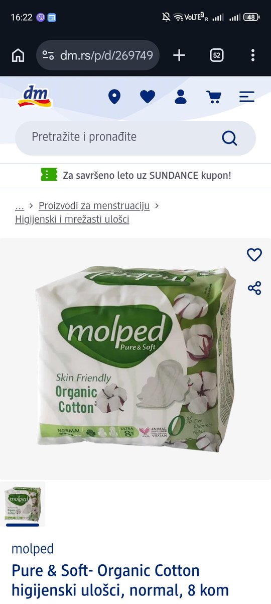 GrunaTa's tweet photo. @ginalash__ Preporuka iz dm-a. Sastav bezbijedan. Imaju i dnevne i tipa 3 velicine. https://t.co/8PoEcovx6n