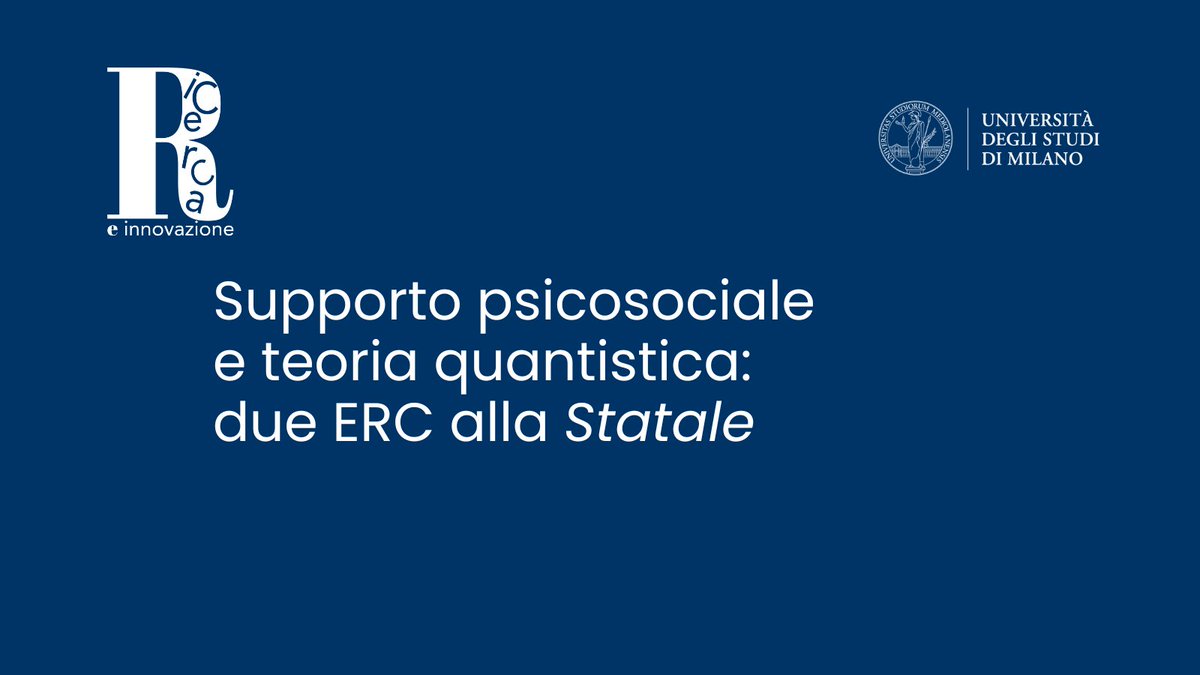 Università degli Studi di Milano tweet media