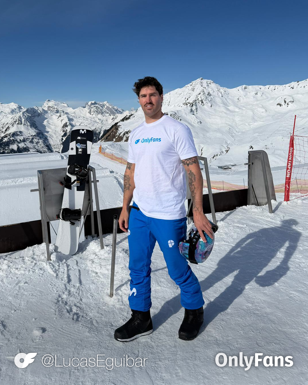 2 pic. “I love sharing specialized content about my training and habits. More than other platforms, OnlyFans lets me connect with my fans over snowboarding tips.” - Lucas Eguibar 🏂 Subscribe free: https://t.co/ORiItAW46h https://t.co/KiwEU0MwWn