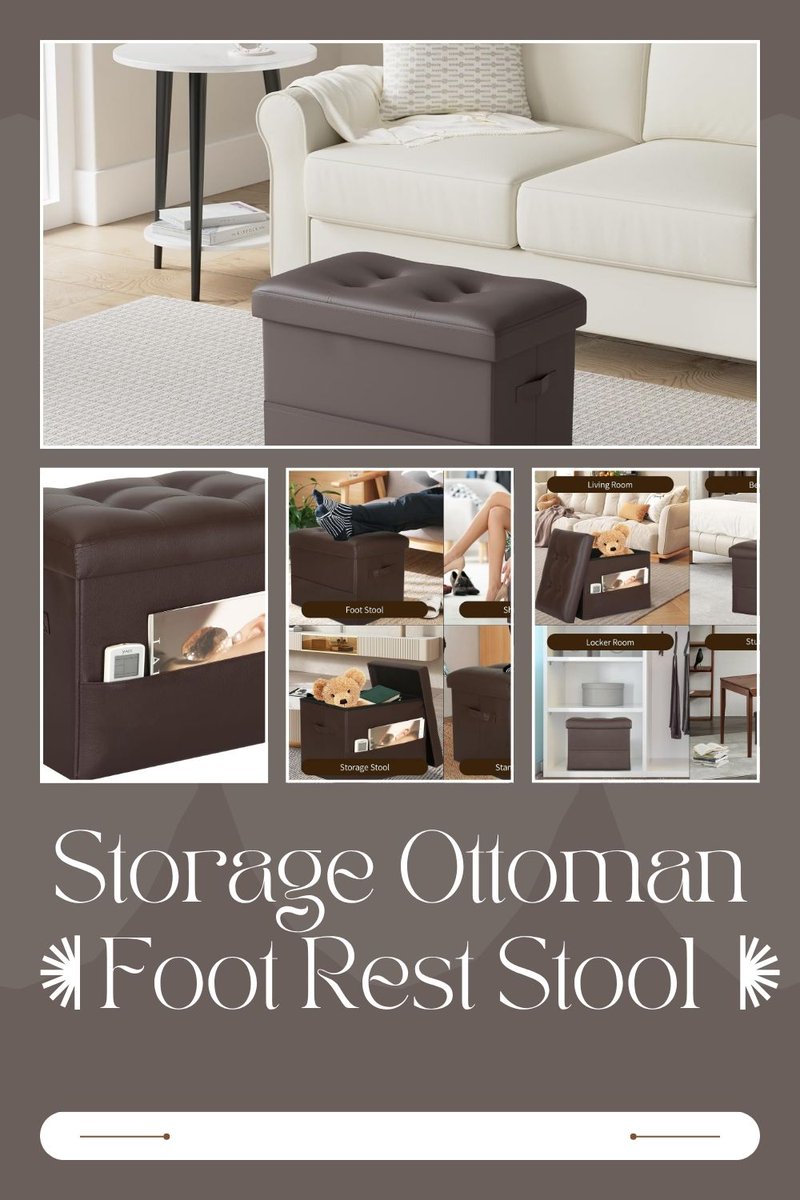 InspiredHomeHQ's tweet photo. Looking for the perfect space-saver? 🛋️ This foldable leather storage ottoman is a game-changer! ✨

Check it out here: [https://t.co/tKNVdnak2Q]

#HomeDecor #homedecorusa #ArgentinaNT  #StorageSolutions #InteriorDesign #messi https://t.co/JBs7rlgAkv