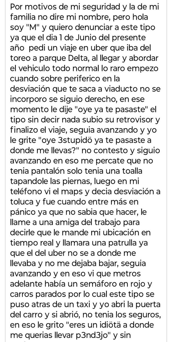 Pekkolinna's tweet photo. @Uber_MEX no sé si es verdad, Pero si deberías investigar https://t.co/gt5yC6n3ip
