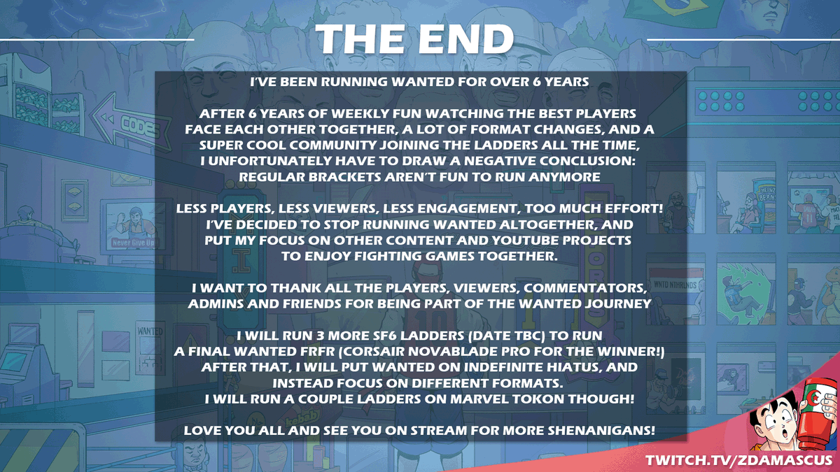 zDamascus's tweet photo. The end of regular WANTED

Thank you everyone ❤️ https://t.co/Sr0wW5zP2w