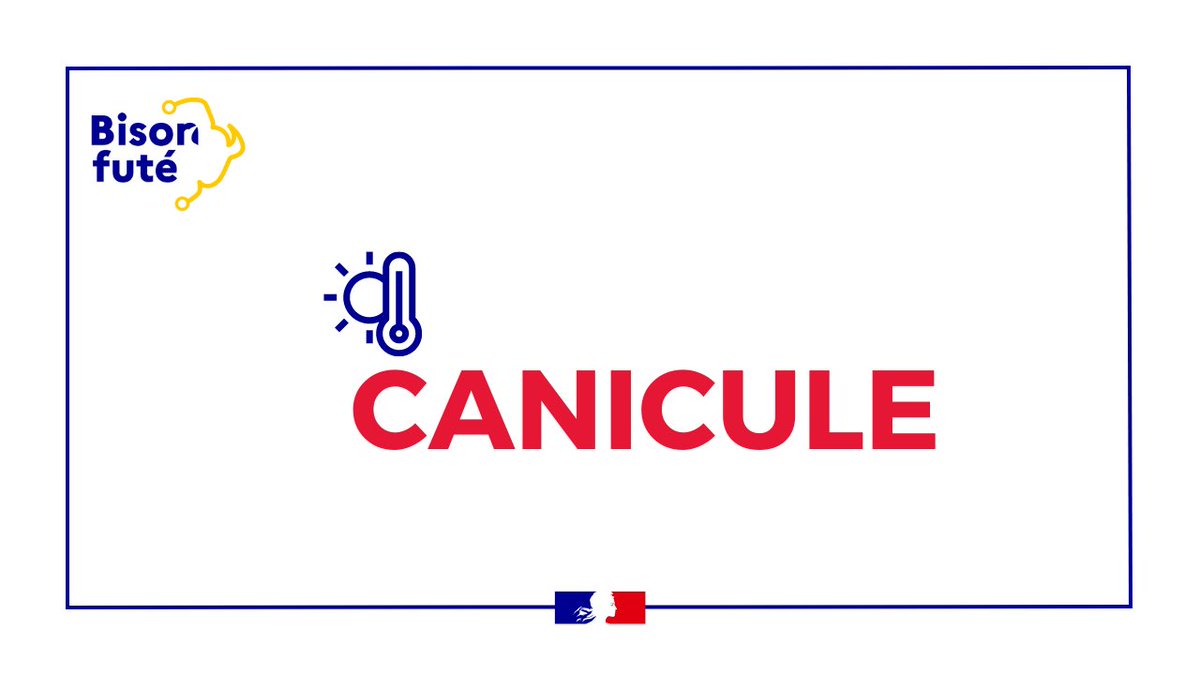 BisonFute_MT's tweet photo. ⚠️🌡️🟥#Alerte #Canicule : 58 départements en #VigilanceRouge ce mercredi
Soyez très prudents sur les routes
Retrouvez les bons gestes à adopter lors de vos déplacements en cas de fortes chaleurs➡️https://t.co/18FQEw9shE🛣️🚗 https://t.co/gSgLLVoQRV
