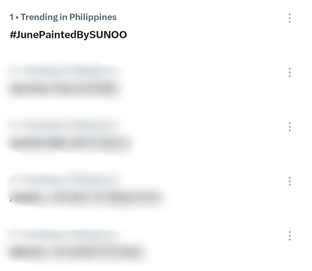 pinknooieu's tweet photo. #JunePaintedBySUNOO is already #1 trending in the Philippines 🫶🏻 as expected from sunoo land~ hehe 

SUNOO OUR BRIGHTEST HUE

#챱챱_떠눙이_생일축하하쟈_챱챱
#엔하이픈_선우 #SUNOO 
@ENHYPEN_members @ENHYPEN https://t.co/0krValvCyG