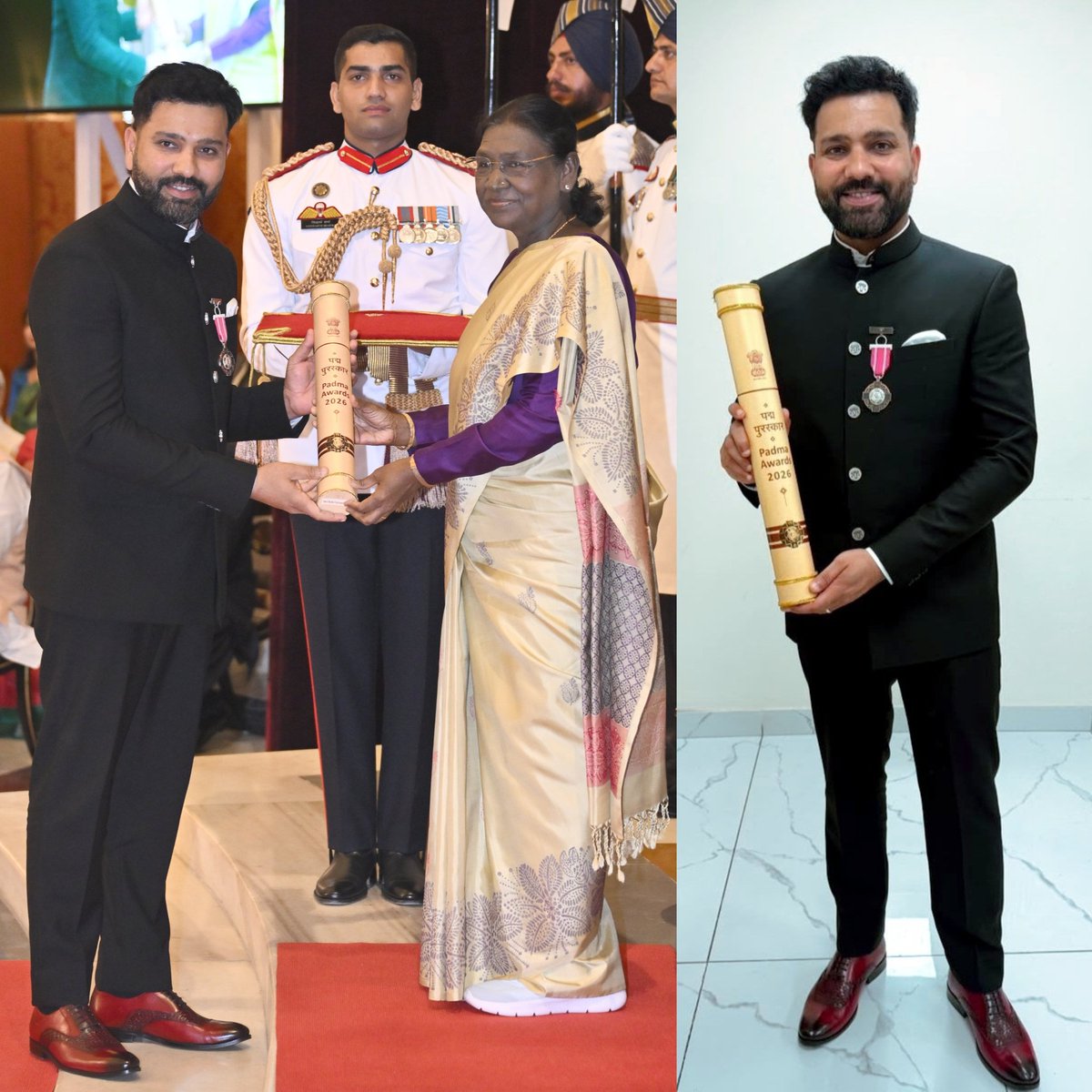 Shebas_10dulkar's tweet photo. Cricketers to win all these 3 prestigious honours
Arjuna Award, Khel Ratna &amp; Padma Shri:

Sachin Tendulkar
Virat Kohli
Mithali Raj
𝗥𝗼𝗵𝗶𝘁 𝗦𝗵𝗮𝗿𝗺𝗮* https://t.co/KK8RuBJuzk