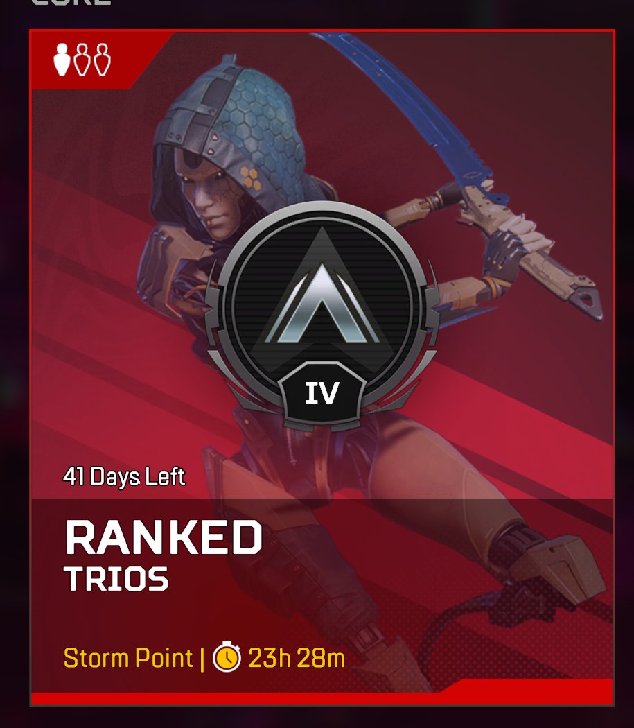 _ApexStatus's tweet photo. Looks like ranked got switched back to a 24 hours rotation. https://t.co/uB69aN5nf4