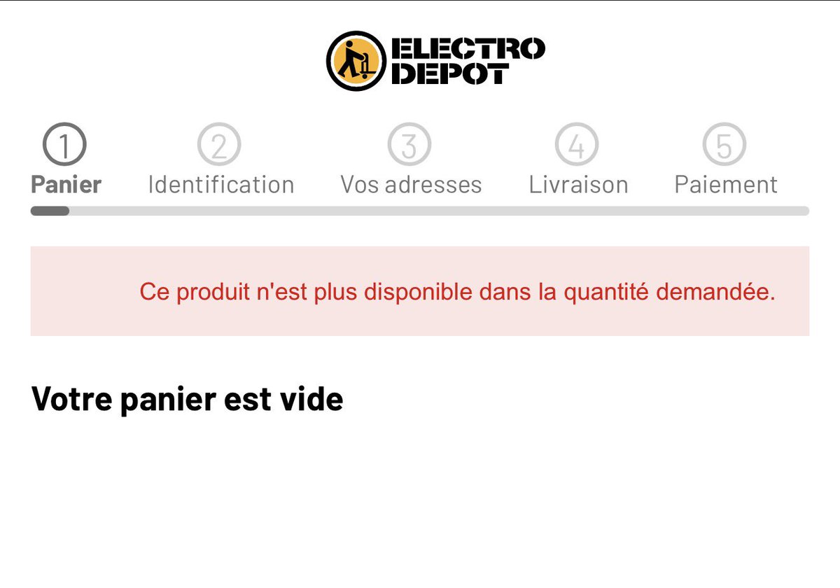 Wescos_'s tweet photo. @CaminoTV @puente_dimitri il apparaît pas dans le panier malheureusement 😔 https://t.co/syHzwneerx