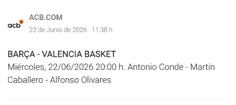 OutBasket's tweet photo. De verdad... 

¿Alguien nos puede explicar por qué habiendo 34 árbitros disponibles, siempre nos toca Antonio Conde de árbitro principal que tuvo un 15 - 0 de balance a favor del Real Madrid de baloncesto?

@ACBCOM @ArbitrosAEBA https://t.co/MBAFqRetNd