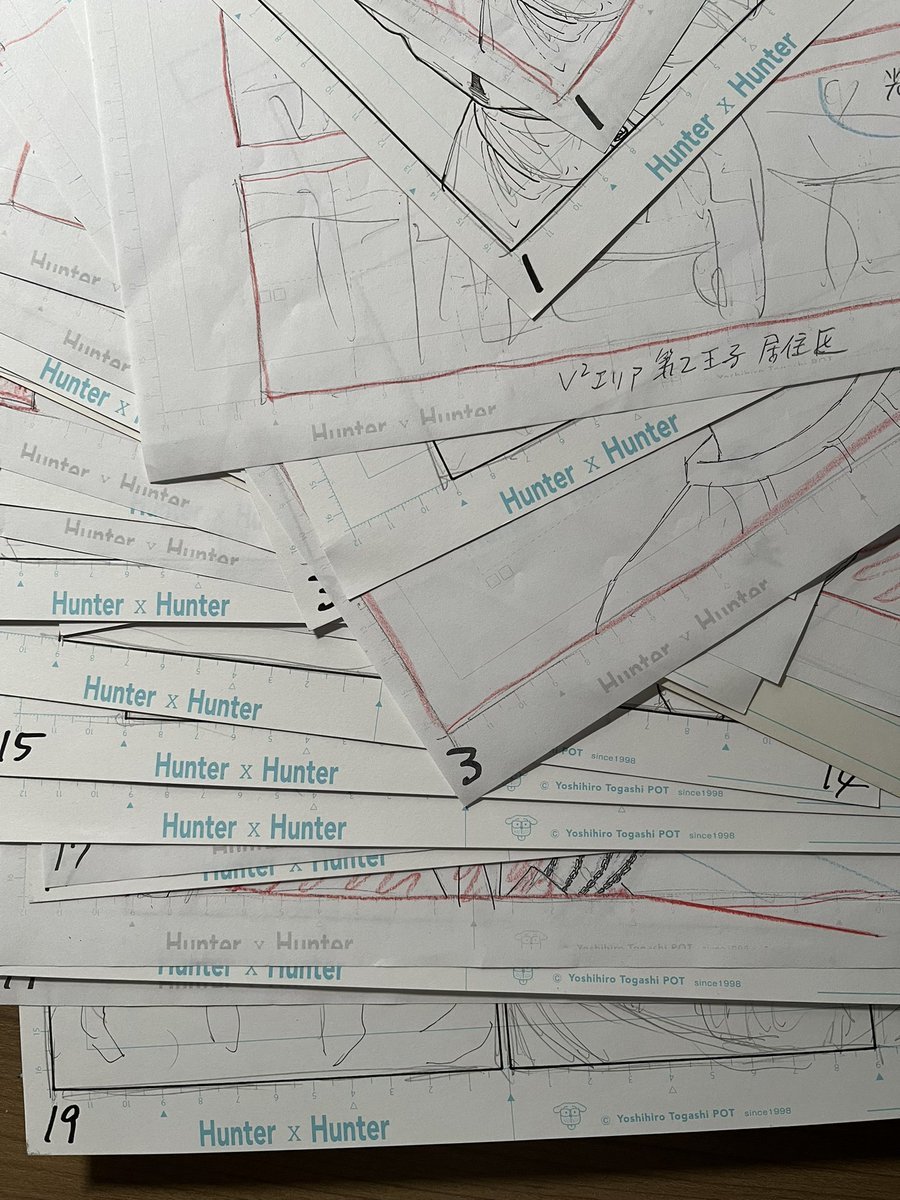 alvinlaurentt's tweet photo. In 5 days, Hunter x Hunter will return with chapter 411!

Here is the final manuscript and some inked pages of ch411 that Togashi shared! We can see Balsamilco and Kurapika chain there. Oh good god i cant wait to read it😭

#HxH #HunterXHunter #Togashi https://t.co/lHTPINChlh