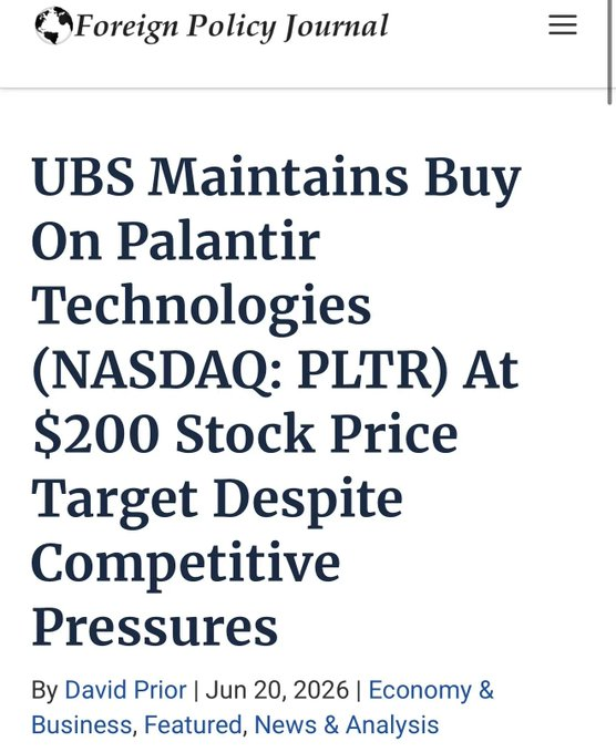 PAKFAHRI's tweet photo. $PLTR
 Bullish https://t.co/o6eVrNUvuI