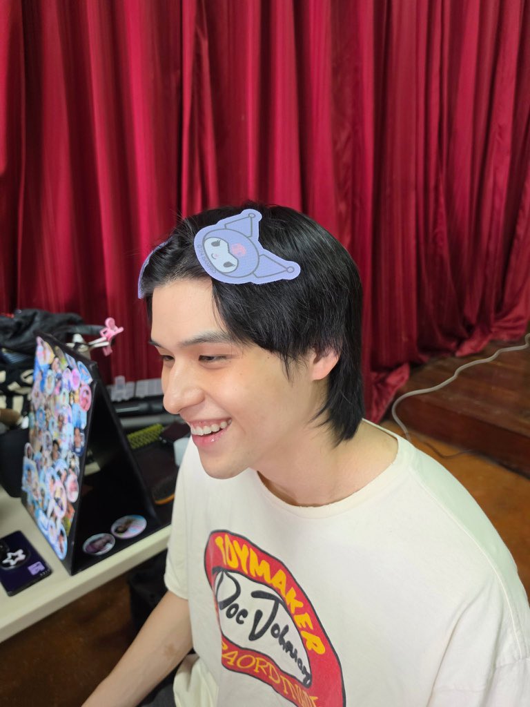 JibiaJubum's tweet photo. ในกองอูสกายใช้แต่แผ่นแปะคุโรมิ เอ็นดูมาก🤏🏻💜

#WUTheSeriesEP8 https://t.co/tKlmmmE7bn