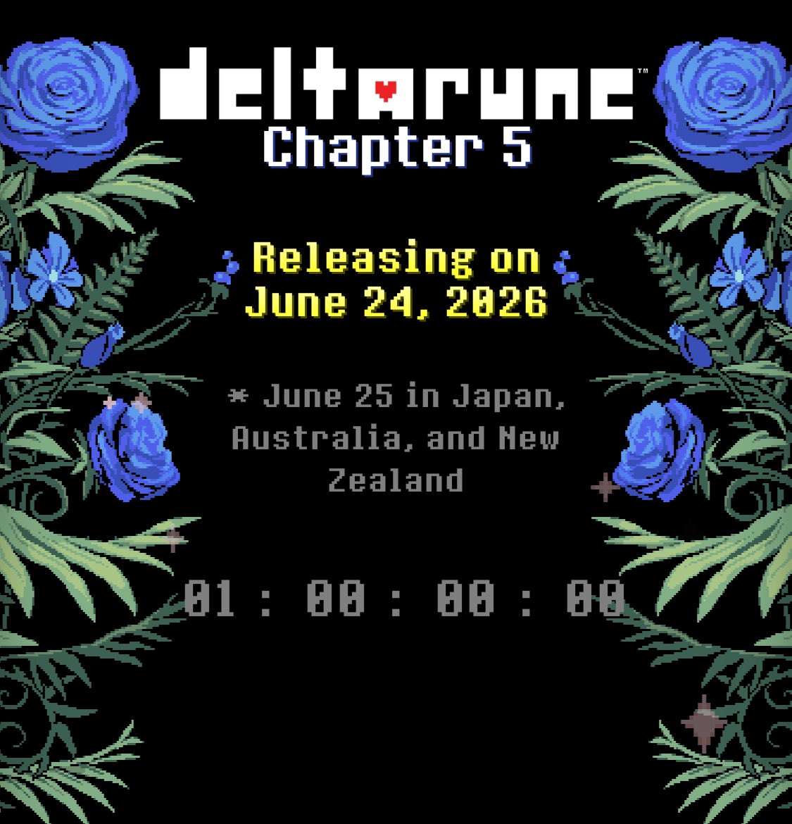 lDIOTBABY's tweet photo. 24 hours remain!!! dawn of the final day!!!! deltarune TOMORROW!!!! https://t.co/OCCMNnHzSG