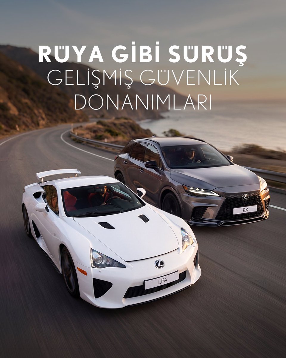 LexusTurkiye's tweet photo. Lexus LFA ile geliştirilen VehicleDynamics Integrated Management (VDIM) yaklaşımı, sürüş keyfini önleyen müdahaleler yerine sürücüyü anlayan proaktif bir kontrol sistemini Lexus modellerine getirdi. https://t.co/kTWCr4rJYX