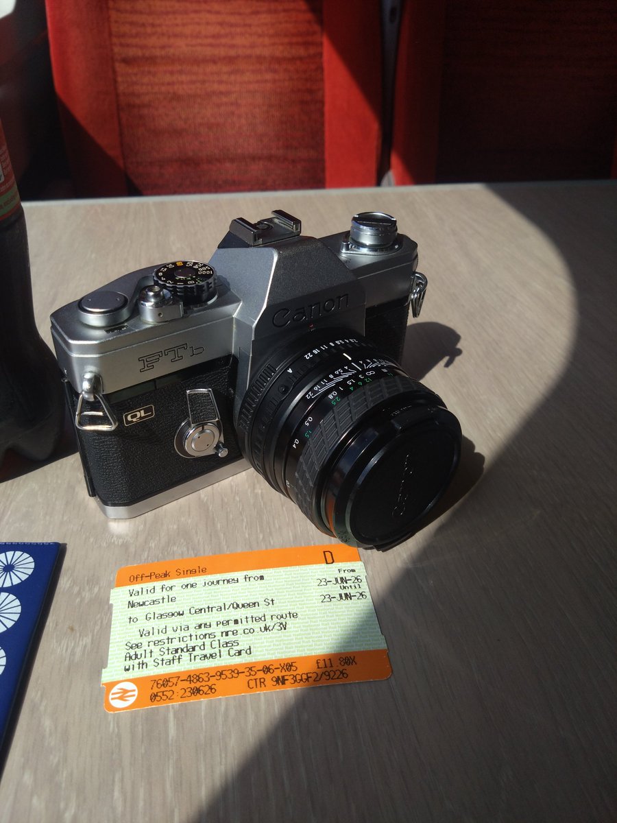 AlexEGTK's tweet photo. On to way back from photographing the old Metro trains in Newcastle.

One of the joys of film being I've no idea if any of the photos were any good yet.

(Also great weather to spend my day chasing the only non air conditioned train on the Metro) https://t.co/xi2WPVtDWB