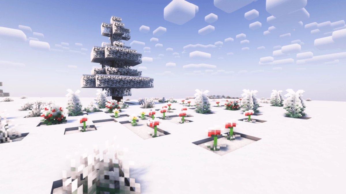 ltz_NEXX's tweet photo. You knew this was coming… DAY ONE of asking @Mojang to add better snowy vegetation to snow biomes in drop THREE 🍁❄️ https://t.co/874eQgER5T