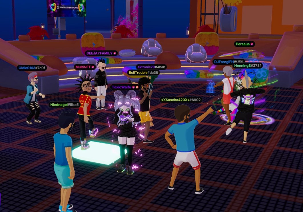 multinft's tweet photo. Join the Twitch pre-party at @decentraland Genesis Plaza with @deejayfamily  get ready for TAKEOVER TUESDAY at 8pm UTC!

Tune in to the live stream: https://t.co/nI7M0MQiN0 https://t.co/afL2lIBbht