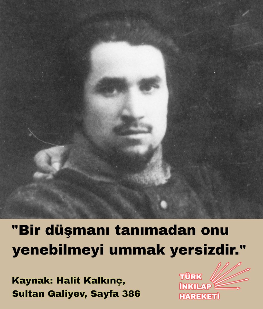 FikirveInkilap's tweet photo. "Bir düşmanı tanımadan onu yenebilmeyi ummak yersizdir." https://t.co/NrSS8La51y
