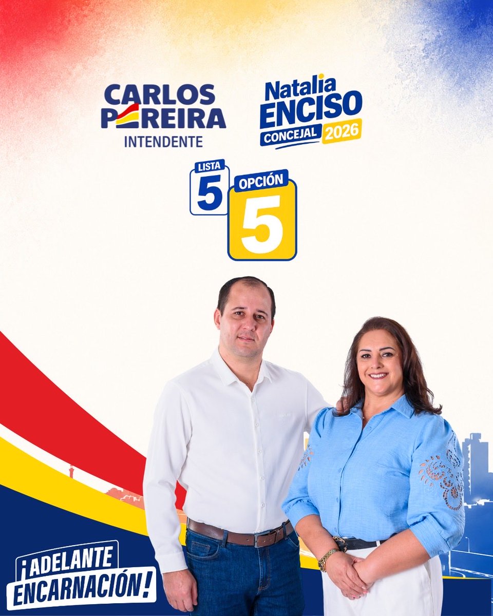 NatyEn's tweet photo. ¡Todos somos 5! ✋

Porque cuando hay unidad, hay fuerza. Y cuando esa fuerza se pone al servicio de la gente, se pueden lograr grandes cosas para nuestra ciudad.

Creemos en el trabajo en equipo, en el compromiso y en la convicción de que Encarnación puede seguir avanzando con https://t.co/VtIZ0hrUYK
