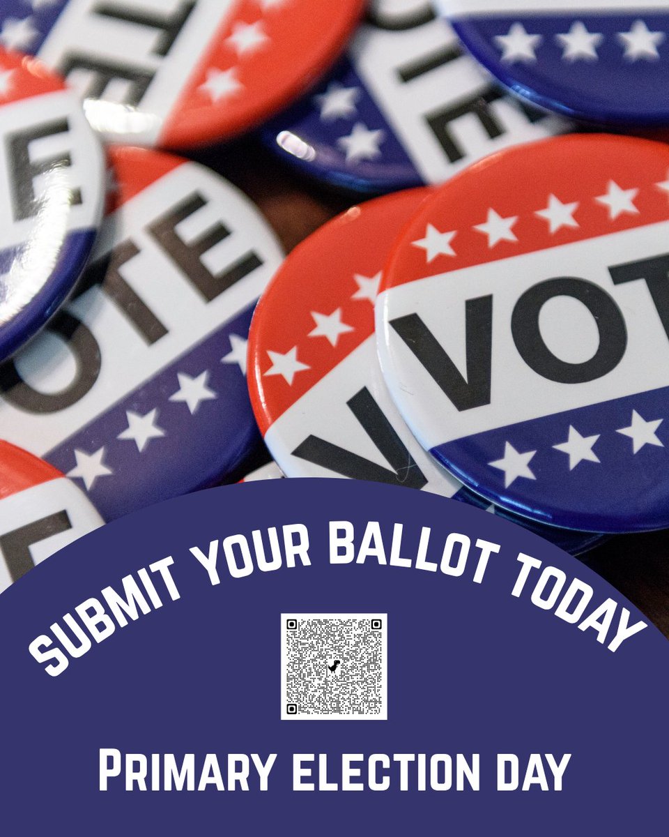 lockhart_the's tweet photo. Today is Primary Election Day in Utah. 

Research the candidates and find voting locations by scanning the QR code or going to https://t.co/gaqhuracwS. 

#primaryelection #vote https://t.co/6srtUSyICZ