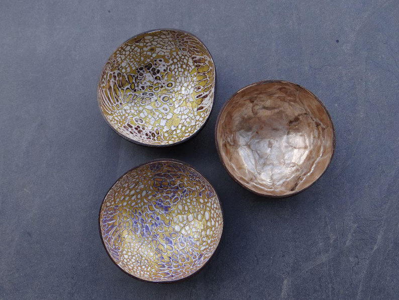 elementsdeco's tweet photo. Stunning set of 3 Vietnamese Coconut Bowls ✨ Handcrafted with mother of pearl & eggshell and lacquer inlays. Perfect boho & tropical decor! https://t.co/FYwZ2eDHNj
#VietnameseBowls #CoconutBowls #MotherOfPearl #BohoDecor #EcoHome #wiseshopper https://t.co/BMXRrysp6z