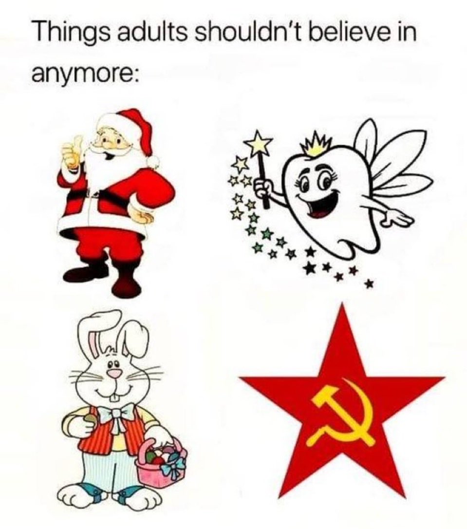 antikommunistic's tweet photo. Under communism you disappear for criticizing the government.

Under capitalism you can call billionaires names on the internet and become one yourself.

One system fears ideas.

The other fears losing its people to better ideas.

That’s not a coincidence. That’s the entire point.