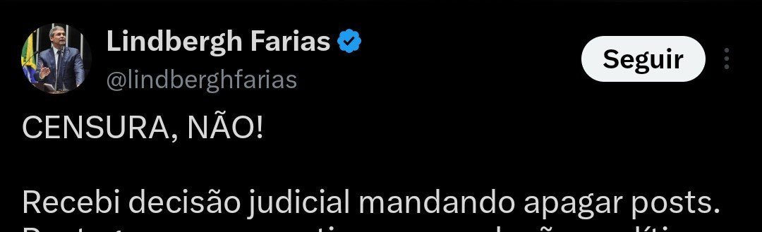 lucaspavanato's tweet photo. Agora é censura, né? 😂 https://t.co/oO8fgVwszs