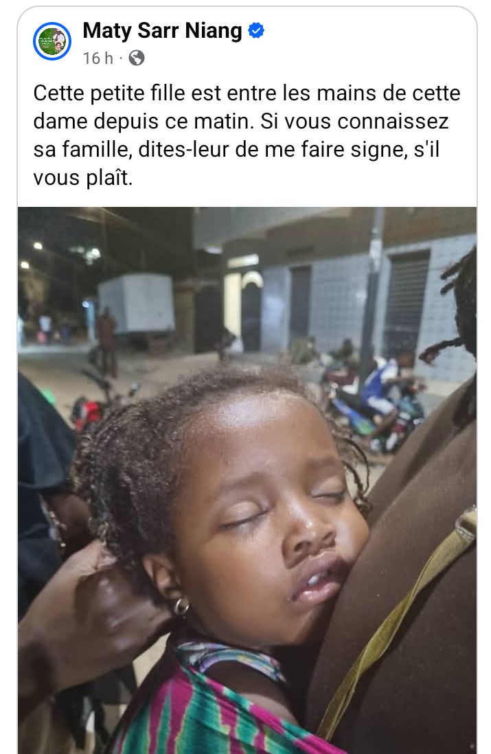 Avis_Senegal's tweet photo. Depuis hier, aucun signe💔💔💔💔 https://t.co/o4Ez9kfOZd