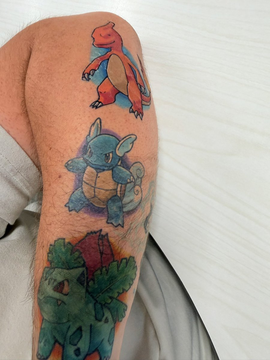Danscrafting's tweet photo. @pokemon_psts Love the first gen mid starters https://t.co/Ord1ONKt4D