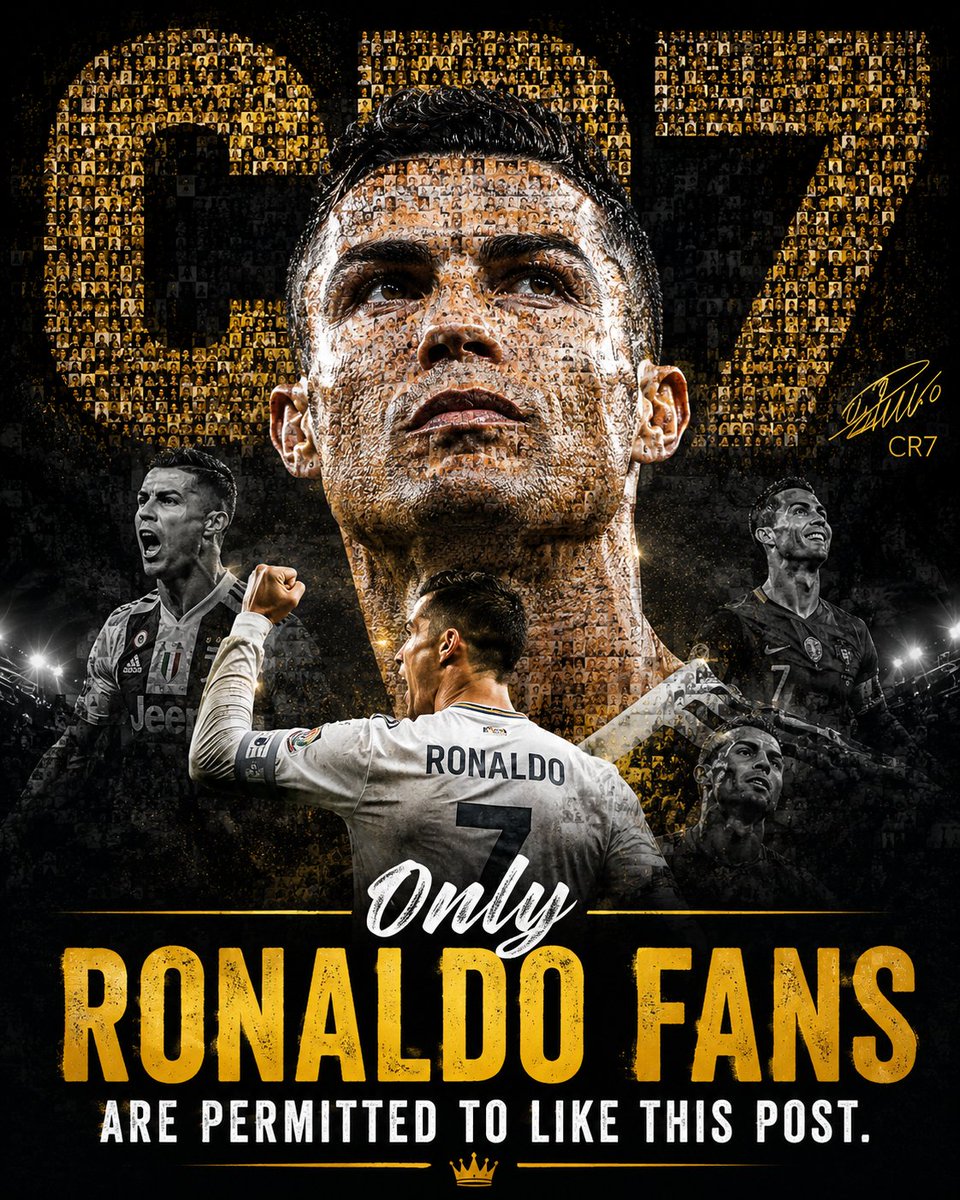 PitburnCN's tweet photo. Only true Ronaldo fans are allowed to like this post🐐👑🇵🇹 https://t.co/C1SkIPO480