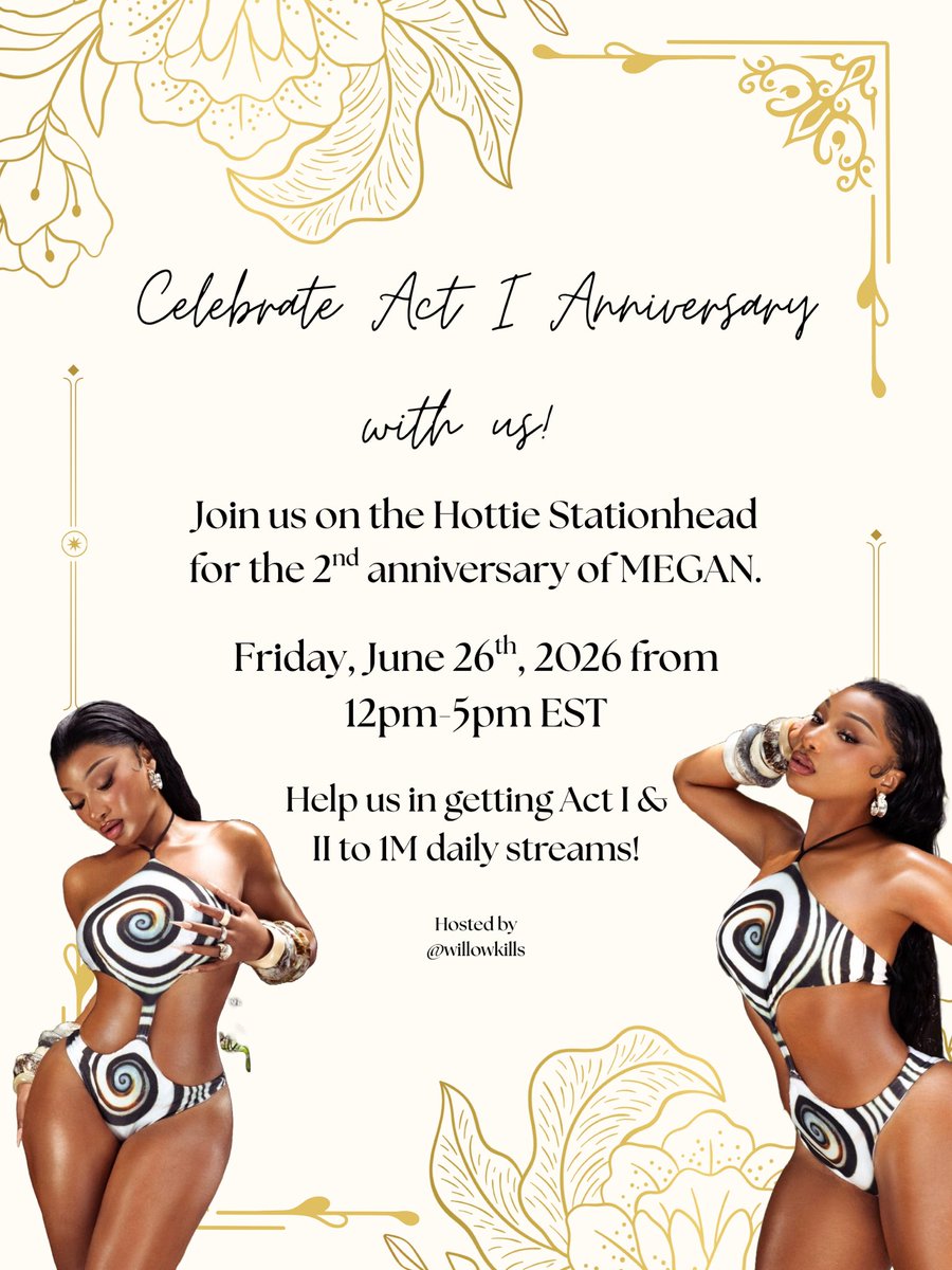 willowkills's tweet photo. Calling all Hotties! Join us on Stationhead this Friday in celebration of Act I with games and prizes! https://t.co/ZhPm1Hryoz