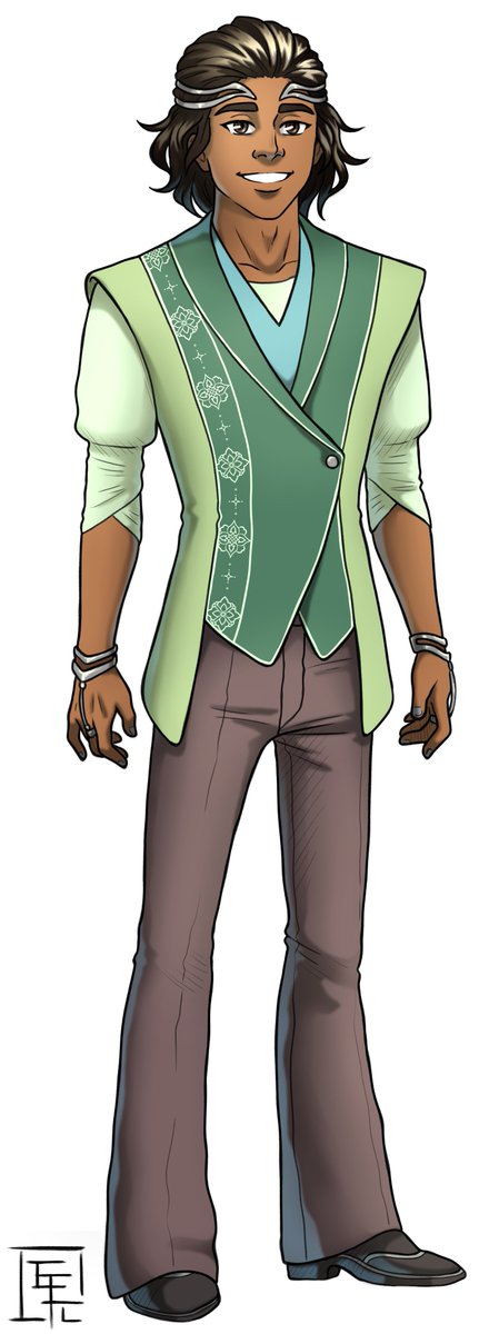 ErithEl's tweet photo. Sometimes you have to draw your characters in fancy clothes.

#herebedragons #originalart #originalcharacters #characterdesign #OC #happyprideㅤㅤ https://t.co/un8OUCSRJL