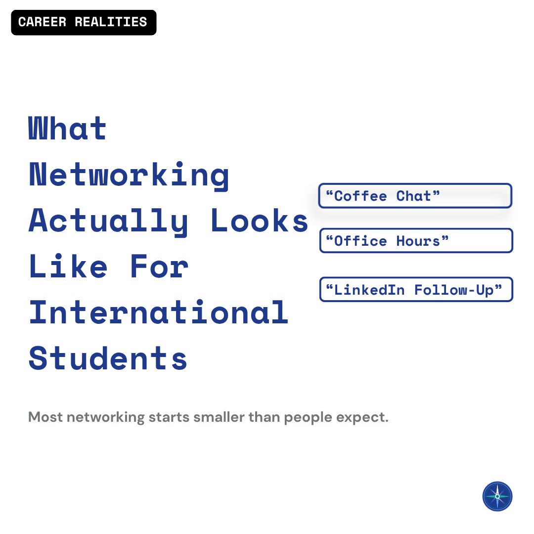 isrcglobal's tweet photo. Nobody talks enough about how awkward networking events actually are.

Most people are just trying to sound confident while figuring out what to say next.

Especially international students navigating unfamiliar professional spaces.
https://t.co/PKQ5QsLXCs

#InternationalStudents https://t.co/u8fLOj7eMb