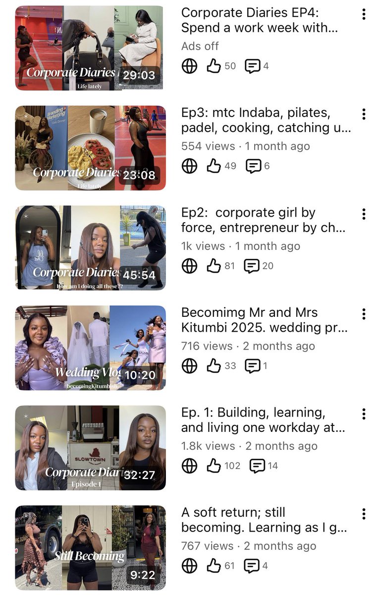 NdeshyHakaye's tweet photo. If you enjoy lifestyle content, good vibes, and supporting local creators, please check out my YouTube Channel and hit that subscribe button. ๐ฅ๐ Please catch up if you havenโt
https://t.co/R8oJWokvAl
#NamibianYouTuber #SupportLocalCreators https://t.co/ptOcUyBft9