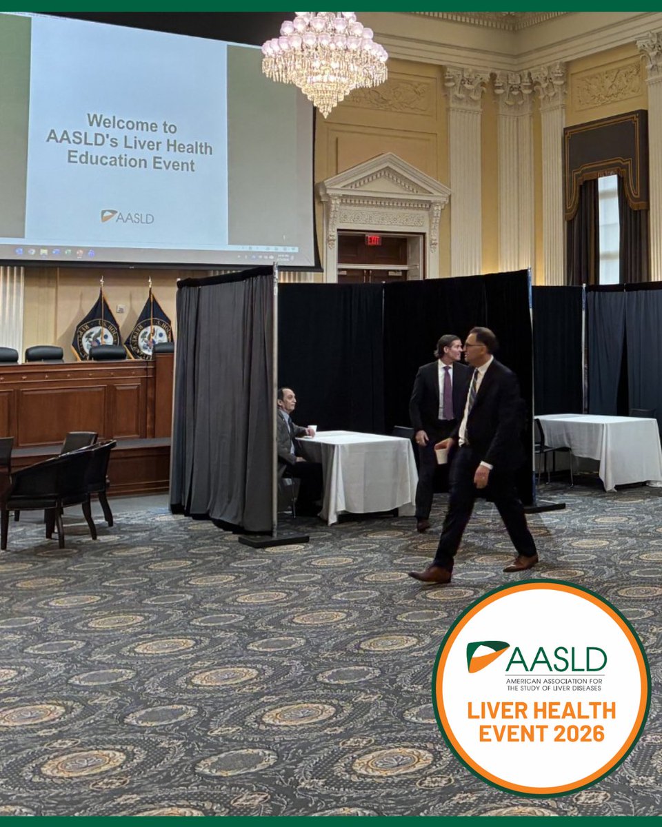 AASLDtweets's tweet photo. #AASLD and @VCU_Liver are hosting our #LiverHealthEvent on Capitol Hill this morning.
According to the CDC, more than 4 million U.S. adults ages 18 and older have been diagnosed with #liverdisease. That’s why early detection through #FibroScan testing is critical.
Thank you to the VCU team and to @AASLDPresident Saul J. Karpen, MD, PhD, FAASLD; @RichSterlingMD, MSc, FAASLD; AASLD Past President Grace L. Su, MD, FAASLD; AASLD Senior Councilor Rotonya Carr, MD, FACP, FAASLD; and AASLD Councilor @NancyReau, MD, FAASLD.
Learn more about VCU’s Stravitz-Sanyal Institute for Liver Disease and Metabolic Health: https://t.co/Aqy0Mdy5Ed.
For more information on early detection, visit https://t.co/NujbAhQzpL.