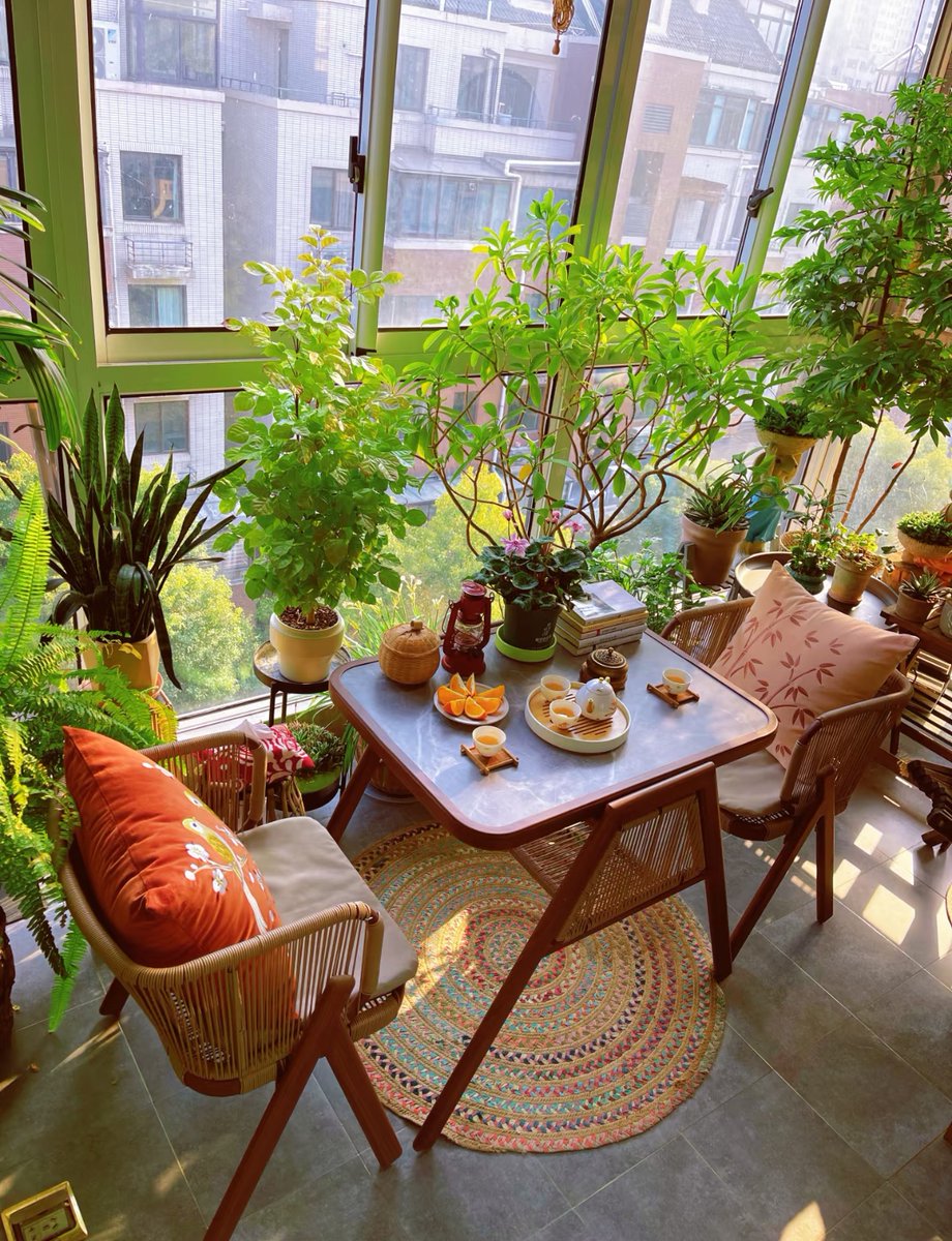 ralaxses's tweet photo. My tiny balcony now grows fresh veggies u0026 herbs—went from a dead empty space to my go-to spot for morning coffee and harvest! https://t.co/00CAEUp8S5