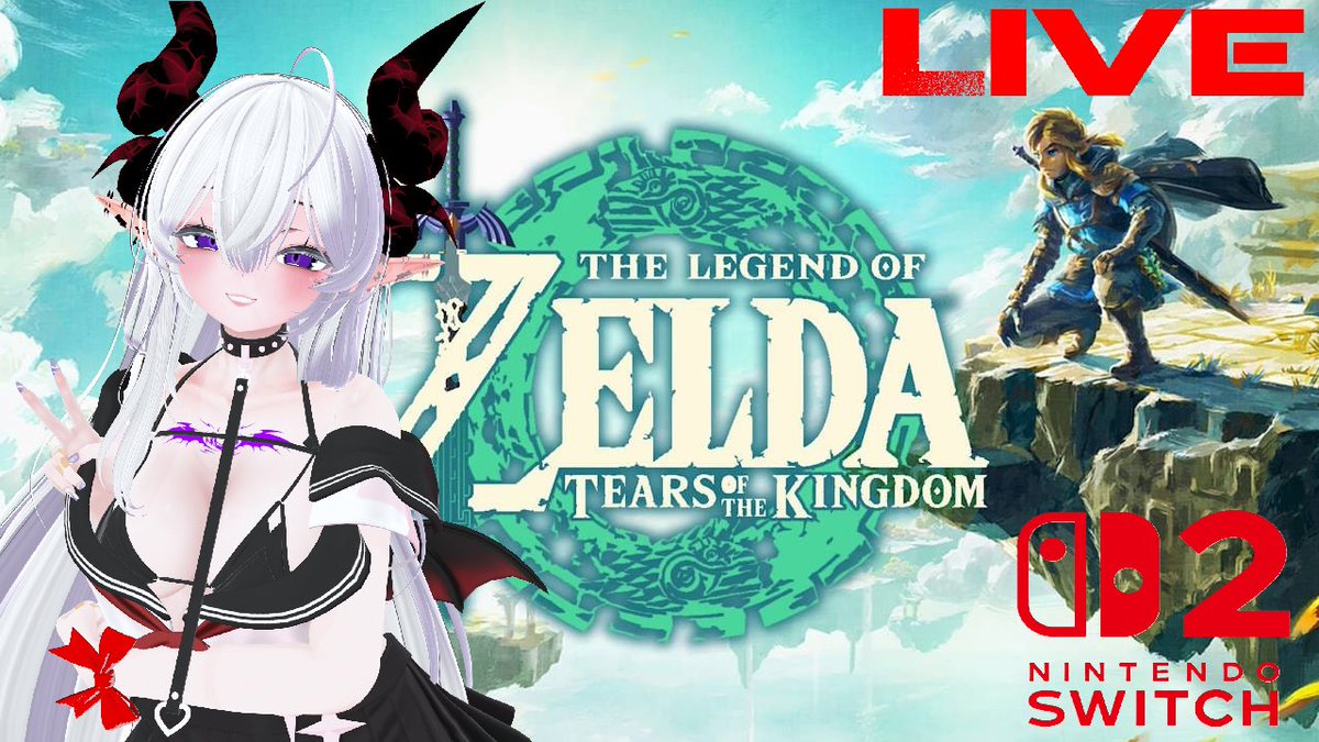 RaeirVT's tweet photo. Live now with Part 10 of Tears of the Kingdom - We visit the Gerudo Desert today and infiltrate this town full of women!

> https://t.co/VicsrA6j5R
> YT Vertical: https://t.co/bUVLk7v87E

#vtuber #envtubers #pickkick https://t.co/OGuCbcGqy7
