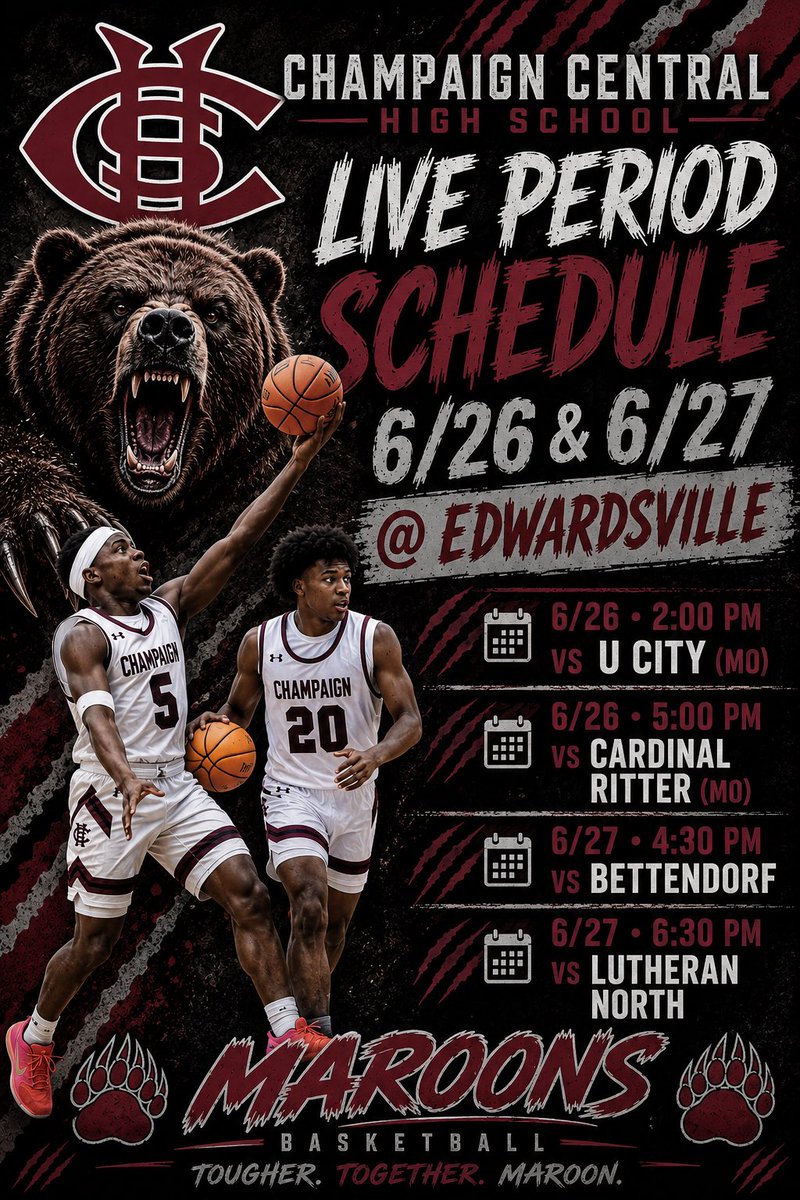 hoopinmaroons's tweet photo. Excited to be part of this live event this weekend in Edwardsville! https://t.co/2hZW42GsDX