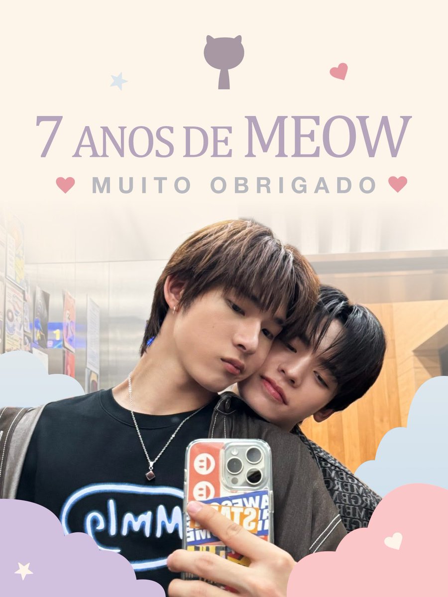 meowfansub's tweet photo. Há 7 anos, o gatinho começava a miar!

Amo vocês! 🩵 https://t.co/g8QihnMQhy
