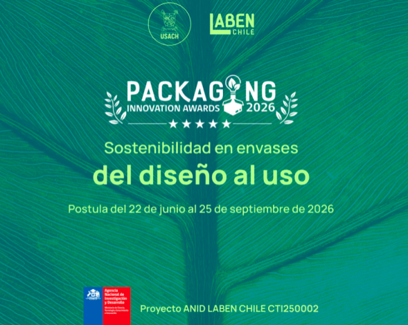 usach's tweet photo. 📦 ¡Abiertas las postulaciones! @LABENCHILE  #USACH lanza la 8ª edición del Packaging Innovation Awards 2026.

Laben Chile, el Centro de Innovación en Envases y Embalajes de la USACH —reconocido recientemente por @ANID_Chile en su Concurso de Centros Tecnológicos—, invita a participar en el principal certamen nacional de innovación sustentable en packaging. ♻️🚀

🗓️ Fechas clave del proceso:

Inicio de postulaciones: Abiertas desde el lunes 22 de junio de 2026.

Cierre de postulaciones: Viernes 25 de septiembre de 2026.

💰 La participación es 100% gratuita.
🔗 Encuentra las bases completas y el formulario de inscripción en: https://t.co/fGpebYPgo1
🔗Sigue la noticia en: https://t.co/Ib2NsYjDh6