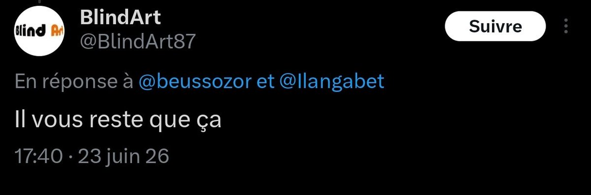 beussozor's tweet photo. Fais un effort stp fils de tchoin...
Quand tu réponds a quelqu'un attends au moins de te faire foudroyer avant de répondre, sale merde sans burne. https://t.co/j7VWoGYcR6