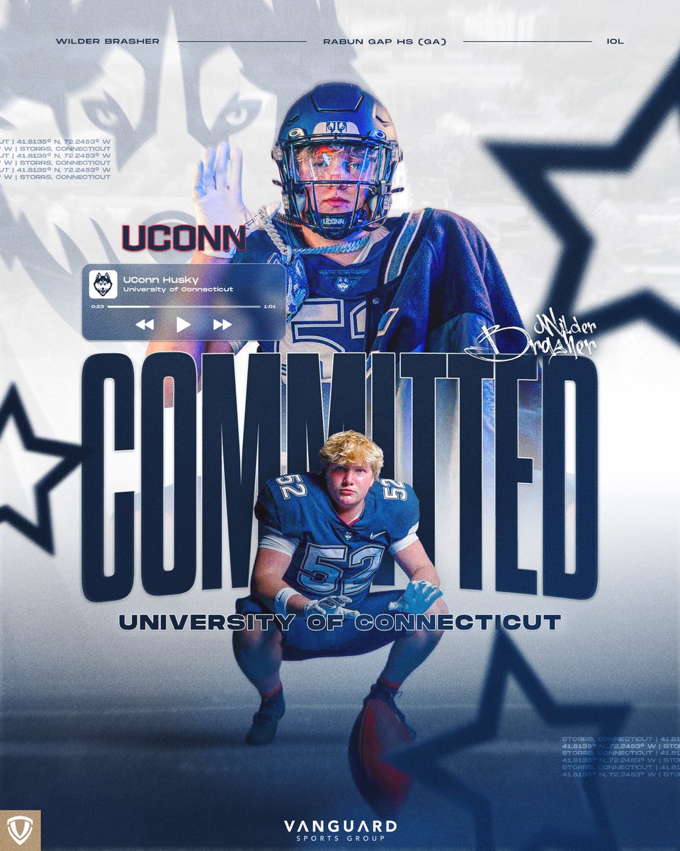 wilder52brasher's tweet photo. Blessed to announce my commitment to UConn football.@train0187 @coachdtwhite @UConnFootball @CoachCandle @CoachMorookian https://t.co/5eoBqo4GIZ