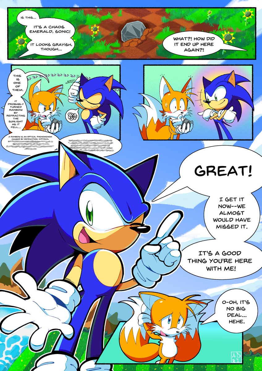 AdriWindGB's tweet photo. HAPPY BIRTHDAY SONIC !! Here's a short story featuring Sonic and Tails for the anniversary!

My entry for the Sonic Channel Toyoda Collab !! 🔵🟠 https://t.co/ry1WOin0JF
