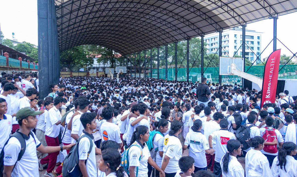 AGFunRun's tweet photo. The State of Kerala in India hosted the biggest Asian Games Fun Run ever with over 35K people to celebrate 2026 Aichi-Nagoya Asian Games!@OCAAsianGames @AsianGames_2026 https://t.co/keKIQylSzy