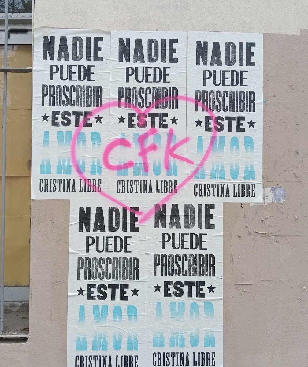 CristinaLibreOk's tweet photo. El amor del pueblo no se puede proscribir
#CristinaLibre https://t.co/v4S5zrVNvp