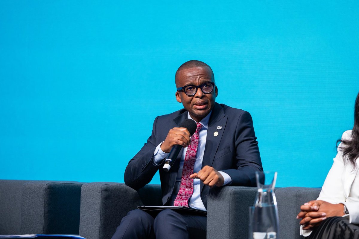 BWGovernment's tweet photo. BOTSWANA TALES ECONOMIC TRANSFORMATION MESSAGE TO GLOBAL STAGE

Vice President and Minister of Finance Ndaba Gaolathe used the OPEC Fund Development Forum 2026 to position Botswana's economic transformation agenda as a model for a new phase of African development https://t.co/tujthLOB0V