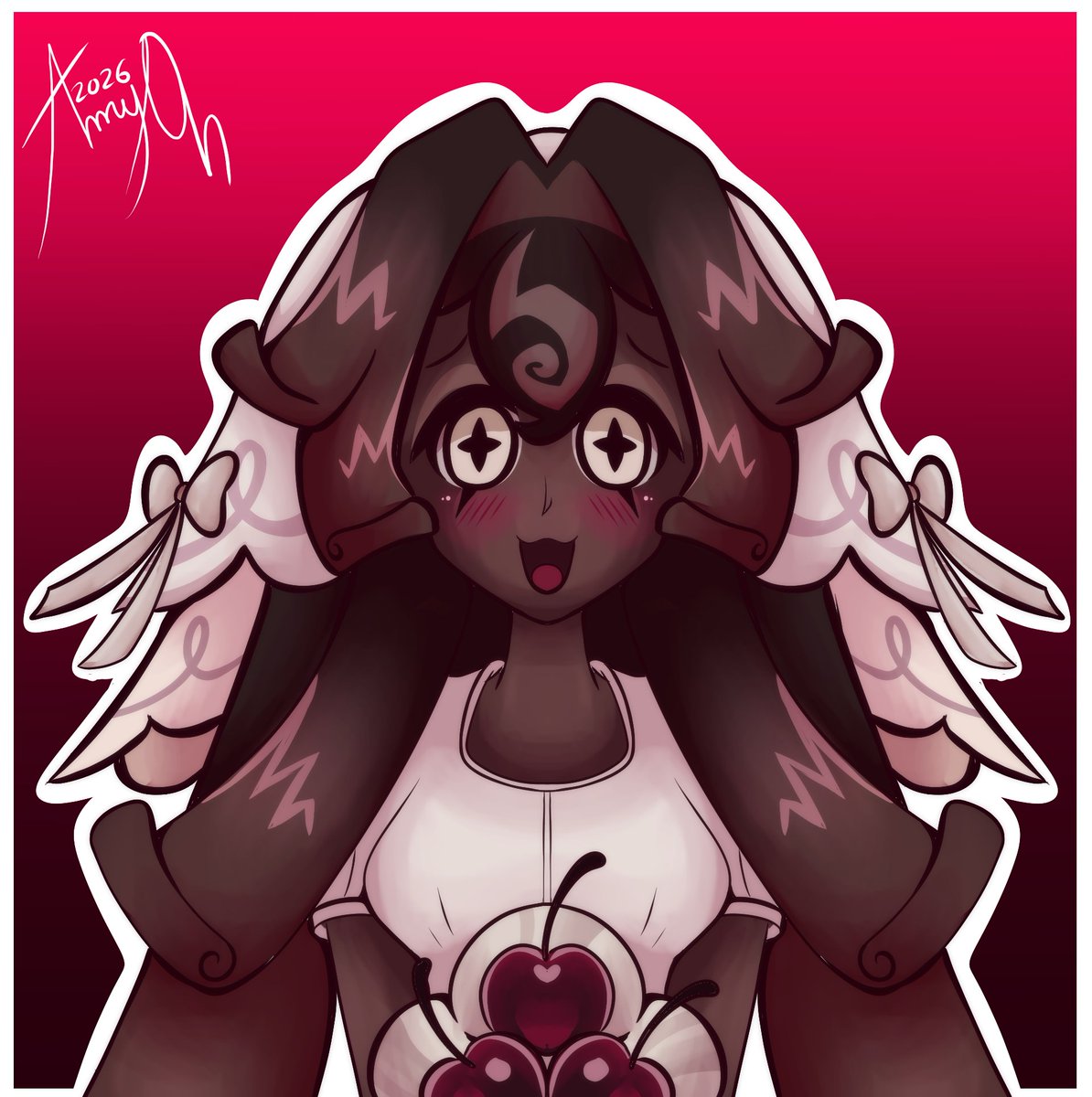 AmyohArt's tweet photo. First Time Drawing Black Forest Cookie 
#CRK #BlackForestCookie #crkart #fanart #art https://t.co/00cckhym1U